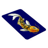 Flexible Steampunk Koi Premium Flexi Magnet (Côté Droit)