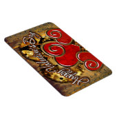 Flexible Steampunk Valentine 3 Premium Magnet (Côté Droit)