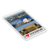 Flexible Stockholm - Suède - I Love - Magnet (Côté Droit)
