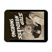 Flexible Stop  Magnet, edit text Magnet (Horizontal)