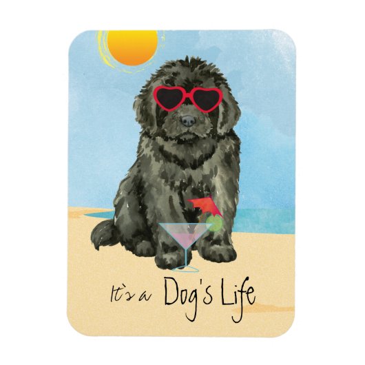 Flexible Summer Newfoundland Magnet (Vertical)