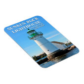 Flexible Sunken Rock Lighthouse, New York Flexi Magnet (Côté Droit)