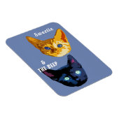 Flexible Sweetie & Beep Cat Magnet (Côté Droit)
