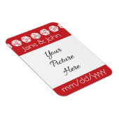 Flexible Tabletop Chic en Cerise Magnet de Rappel (Côté Droit)