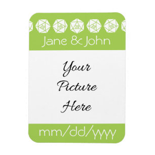 Flexible Tabletop Chic en Péridot Magnet de rappel de date