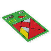 Flexible Tangram Christmas Magnet - Père Noël Sleigh (Côté Droit)