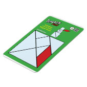 Flexible Tangram Magnet de Noël - Snowman (Côté Gauche)
