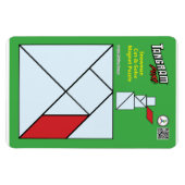 Flexible Tangram Magnet de Noël - Snowman (Horizontal)