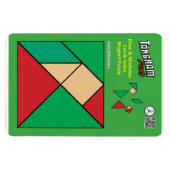 Flexible Tangram Magnet Elf de Noël - Sous la Mistletoe (Horizontal)