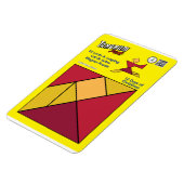 Flexible Tangram Magnet Puzzle - 10 Seigneurs A-Leaping (Côté Gauche)