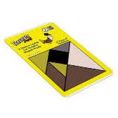Flexible Tangram Magnet Puzzle - 6 oies A-Laying (Côté Droit)