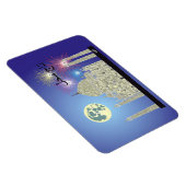 Flexible Tasch Mahal Indien Premium Flexi Magnet 4 (Côté Droit)