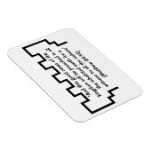 Flexible Témoin de Jéhovah Watchtower Matthieu 24:14 Magnet (Côté Droit)