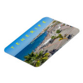 Flexible Tenerife beach view fridge magnet (Côté Gauche)