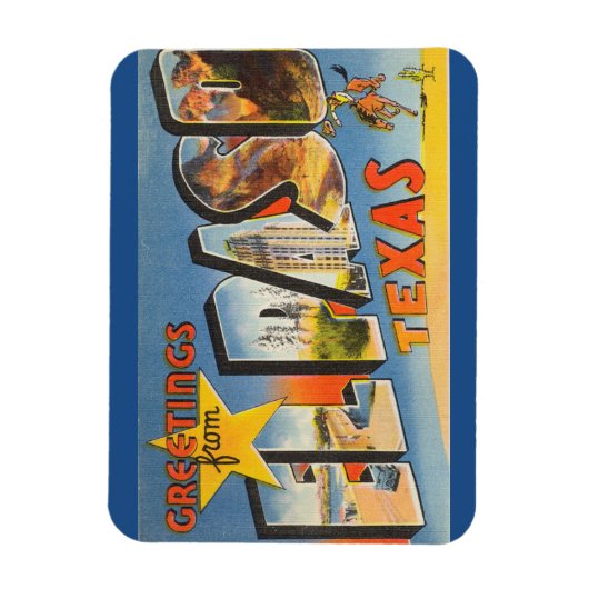 Flexible Texas, El Paso Magnet (Vertical)