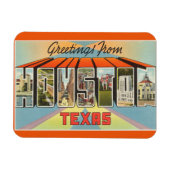 Flexible Texas, Houston Magnet (Horizontal)
