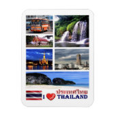 Flexible Thaïlande - I Love - Magnet (Vertical)