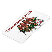 Flexible Thanksmas Magnet (Côté Gauche)