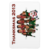 Flexible Thanksmas Magnet (Vertical)