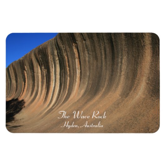 Flexible The Wave Rock, Hyden, Australie - Magnet (Horizontal)
