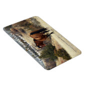 Flexible Theodore Roosevelt NP Magnet souvenir (Côté Droit)