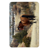 Flexible Theodore Roosevelt NP Magnet souvenir (Vertical)