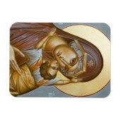 Flexible Theotokos Kardiotissa Magnet (Horizontal)