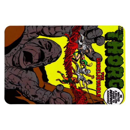 Flexible "THORG" Classic Comics Magnet (Horizontal)