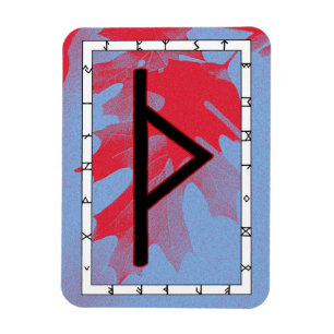 Flexible Thurisaz Viking Rune Magnet - Défense !