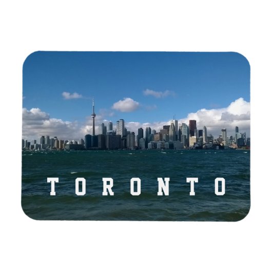 Flexible Toronto skyline fridge magnet (Horizontal)