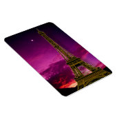 Flexible Tour Eiffel dans Sunshine Sky Premium Magnet (Côté Droit)