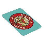 Flexible Traverse City, Michigan Magnet (Côté Droit)