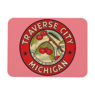 Flexible Traverse City, Michigan Magnet