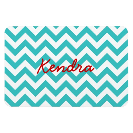 Flexible Trendy Chevron Premium Magnet (Horizontal)