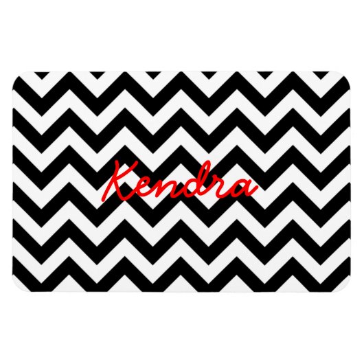 Flexible Trendy Chevron Premium Magnet (Horizontal)