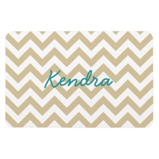 Flexible Trendy Chevron Premium Magnet (Horizontal)