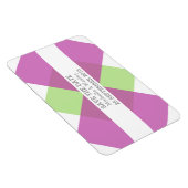 Flexible Triade géométrique Enregistrer la date Magnet Fuch (Côté Droit)