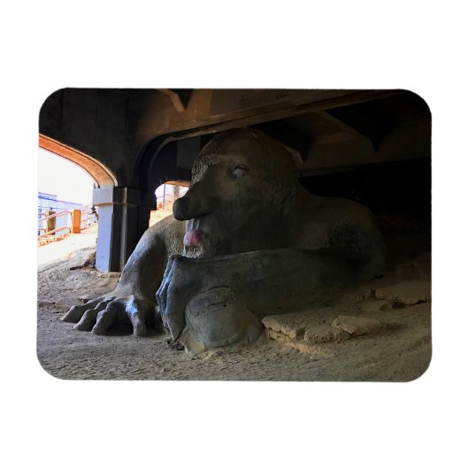 Flexible Troll de Seattle Fremont #2 Magnet (Horizontal)