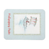 Flexible Tropical Philippine Christmas Vinta Ref Magnet (Horizontal)