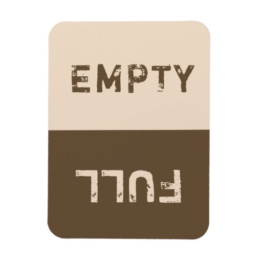 Flexible Tumble Dryer or Dishwasher magnet Full/Empty (Vertical)