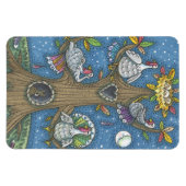 FLEXIBLE TURKEY TREE, THANKSGIVING FUNNY GOBBLERS MAGNET (Horizontal)
