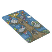 FLEXIBLE TURKEY TREE, THANKSGIVING FUNNY GOBBLERS MAGNET (Côté Droit)