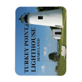 Flexible Turquie Point Phare, Maryland Flexi Magnet (Vertical)