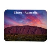 Flexible Uluru à Sunset Magnet (Horizontal)