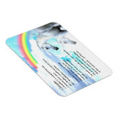 Flexible Unicorn Design - fille Poem Magnet (Côté Droit)