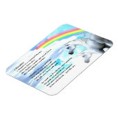 Flexible Unicorn Design - fille Poem Magnet (Côté Gauche)