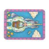 FLEXIBLE UNICORNE DE PANIER DE PÂQUES, MAGNET DE CHEVAL EN (Horizontal)