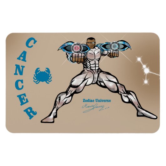 Flexible Univers du zodiaque - Magnet du cancer (Horizontal)
