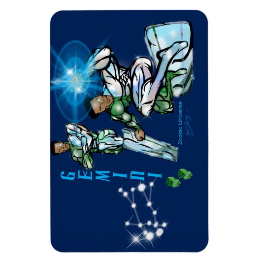 Flexible Univers Zodiac - Magnet Gemini (Vertical)