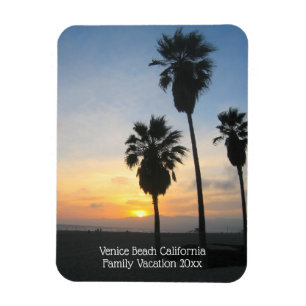Flexible Vacances en famille Venice Beach California Magnet